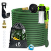 Tuyau d’Arrosage Extensible 30m avec Récipient Savon et accessoires vert - vounat.shop