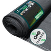 Brise vue occultant en HDPE 90g/m² 1.5x10m avec attaches de fixation anthracite - vounat.shop