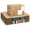 Lot de 20 cartons de demenagement stockage 45L Fabrique en France 50x30x30cm - vounat.shop