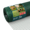 Grillage a maille soude en acier gaine PVC 25mm fil 1mm 1x25m vert - vounat.shop