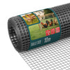Grillage a maille soude en acier gaine PVC 13mm fil 0.8mm 1x10m gris - vounat.shop