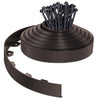 Bordure de jardin PVC flexible 20m avec piquets marron - vounat.shop