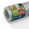 Grillage a maille soude en acier galvanise 25mm fil 1 mm 1x25m metal - vounat.shop