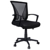 Fauteuil de Bureau Ergonomique pivotant avec dossier toile respirant Noir - vounat.shop