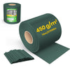 Brise vue occultant PVC 450g/m2 19cm x 70m Vert - vounat.shop