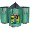 Lot de 3 Sac de Jardin Pop up 100L en Polyéthylène avec Poignées - vounat.shop