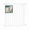 Barriere de securite a pression sans percage Largeur 75-82cm Metal blanc - vounat.shop