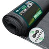 Brise vue occultant en HDPE 90g/m² 1x10m avec attaches de fixation anthracite - vounat.shop