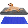 Matelas panier pour chien avec tapis gel rafraichissant amovible 115x80cm - vounat.shop