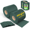 Brise vue occultant PVC 450g/m2 19cm x 140m Vert - vounat.shop