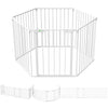 Barriere de securite cheminee pliable 3.75M 6 panneaux blanc - vounat.shop