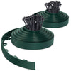 Bordure de jardin PVC flexible 40m avec piquets vert - vounat.shop