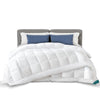 Couette 4 saisons doux 3 en 1 avec rembourrage polyester 500gsm 220x240cm blanc - vounat.shop