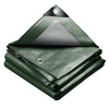 Bâche de Protection en Polyéthylène resistant et impermeable 240g/m² vert et argent 4x8m - vounat.shop