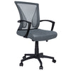 Fauteuil de Bureau Ergonomique pivotant avec dossier toile respirant Gris - vounat.shop