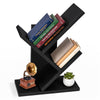 Bibliotheque Arbre etagere a Livres 30x16x40.5cm Noir - vounat.shop