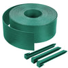 Bordure de jardin PE haute flexible 20M avec piquets vert - vounat.shop