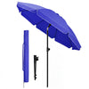 Parasol de jardin 2m avec ancrage sol et sac de transport Bleu - vounat.shop