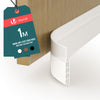 Bas de porte isolant coupe froid 100 cm blanc - vounat.shop