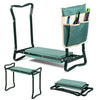 Agenouilloir tabouret de jardin 2 en 1 avec pochette de rangement EVA vert - vounat.shop