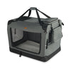 Sac transport pliable chien chat caisse cage portable 60x44x44cm gris - vounat.shop