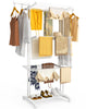 Sechoir a linge etendoir renforce 4 niveaux 125x62x173cm blanc - vounat.shop