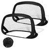 Lot de 2 buts de football pliable pop up 120x80x80cm noir - vounat.shop