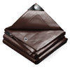 Bâche de Protection en Polyéthylène resistant et impermeable 240g/m² marron 4x8m - vounat.shop
