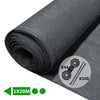 Brise vue occultant en HDPE 90g/m² 1x20m avec attaches de fixation anthracite - vounat.shop