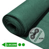 Brise vue occultant en HDPE 150g/m² 1.8x20m avec attaches de fixation vert - vounat.shop