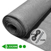 Brise vue occultant en HDPE 90g/m² 1.5x20m avec attaches de fixation gris - vounat.shop