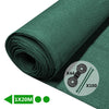 Brise vue occultant en HDPE 90g/m² 1x20m avec attaches de fixation vert - vounat.shop