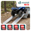 Lot de 2 rampe de chargement 160cm en acier galvanise - vounat.shop