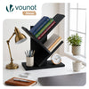 Bibliotheque Arbre etagere a Livres 30x16x40.5cm Noir - vounat.shop