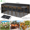 Housse salon de jardin bache de protection 420D 242x162x73cm noire - vounat.shop