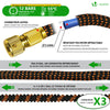 Tuyau d’Arrosage Extensible 30m Renforce avec Accessoires orange - vounat.shop