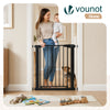 Barriere de securite a pression sans percage Largeur 75-82cm Metal noir - vounat.shop
