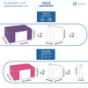 Housse de rangement sous vide grande capacite avec pompe Lot de 9 pcs - vounat.shop