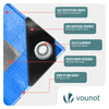Bâche de Protection en Polyéthylène resistant et impermeable 180g/m² bleu 6x8m - vounat.shop