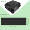 Toile de paillage contre les mauvaises herbes 10Mx1M Anti-UV 100g/m2 - vounat.shop