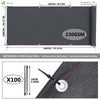 Brise vue occultant en HDPE 230g/m² 1x20m avec attaches de fixation anthracite - vounat.shop