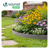 Bordure de jardin plastique flexible 20m avec piquets gris - vounat.shop