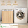 Panier a linge en bambou rectangulaire double compartiments avec couvercle 100L - vounat.shop