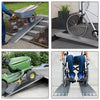 Lot de 2 rampe de chargement 135cm en acier galvanise - vounat.shop