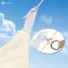 Voile d'ombrage Rectangulaire en Polyester Imperméable avec Kit de Montage 3x4m Beige - vounat.shop