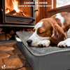 Matelas panier pour chien avec tapis gel rafraichissant amovible 75x50cm - vounat.shop