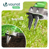 Desherbeur manuel avec Fourchette à main Extracteur de mauvaises herbes longue manche 100 cm - vounat.shop