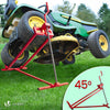 Leve tracteur Tondeuse Supporte 400 kg max Rouge - vounat.shop
