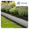 Lot de 35 Bordure de jardin en métal galvanisé flexible 100x18cm - vounat.shop