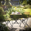 Ensemble bistro extérieur 1 table 2 chaises bois - vounat.shop